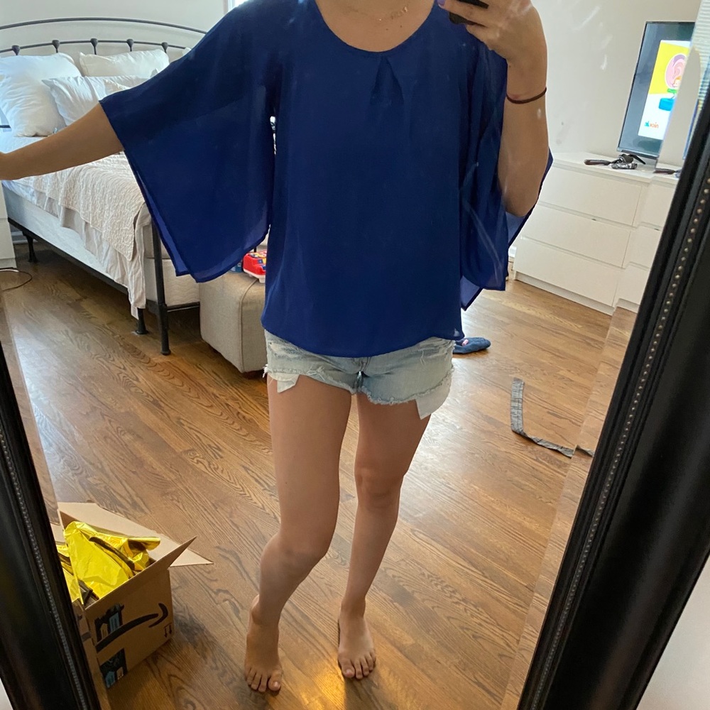 Blue blouse